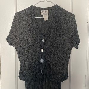 VINTAGE 80s jeffrey & dara jumpsuit